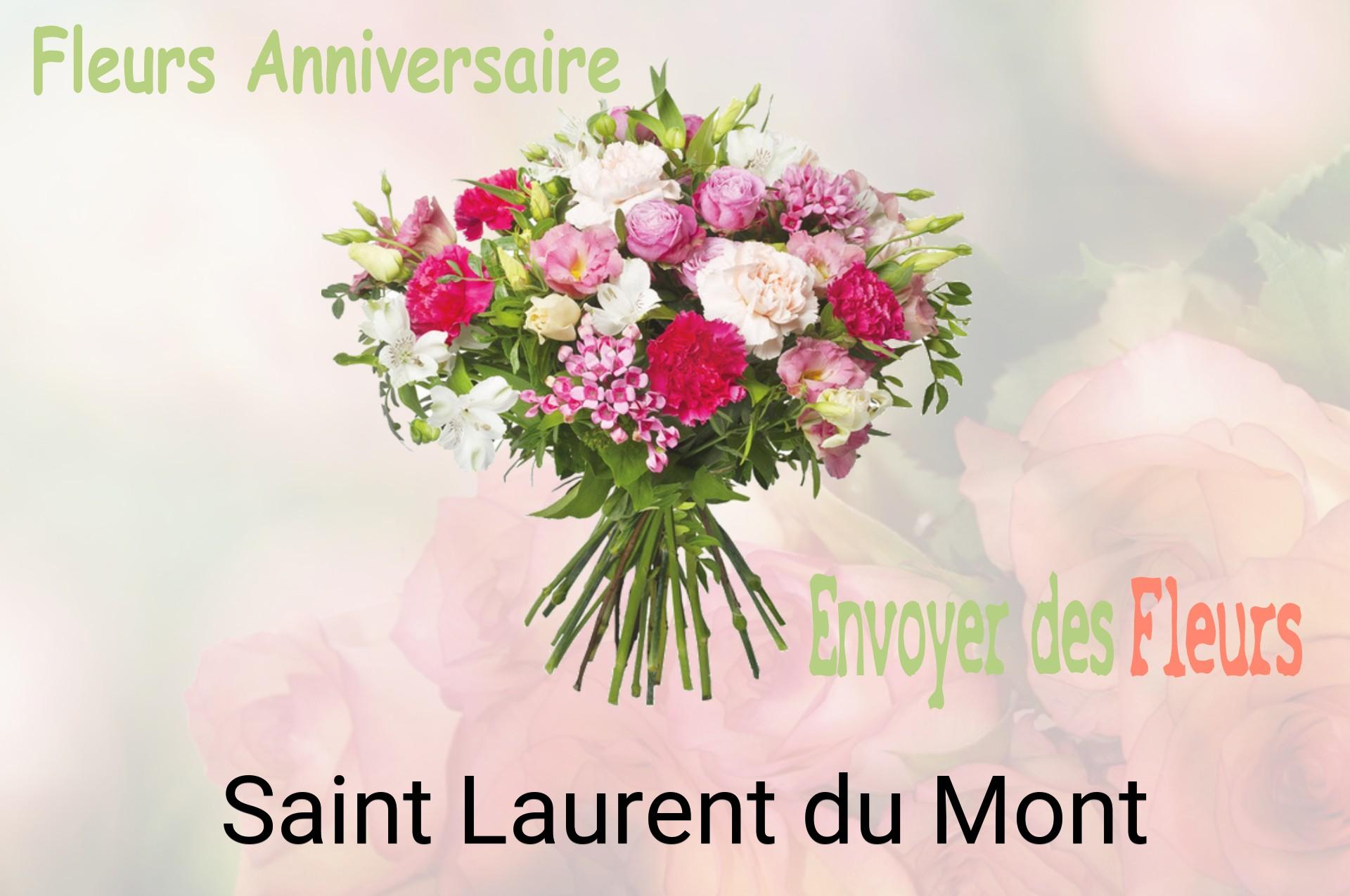 Bouquet de fleurs d’anniversaire livré à Saint-Laurent-du-Mont