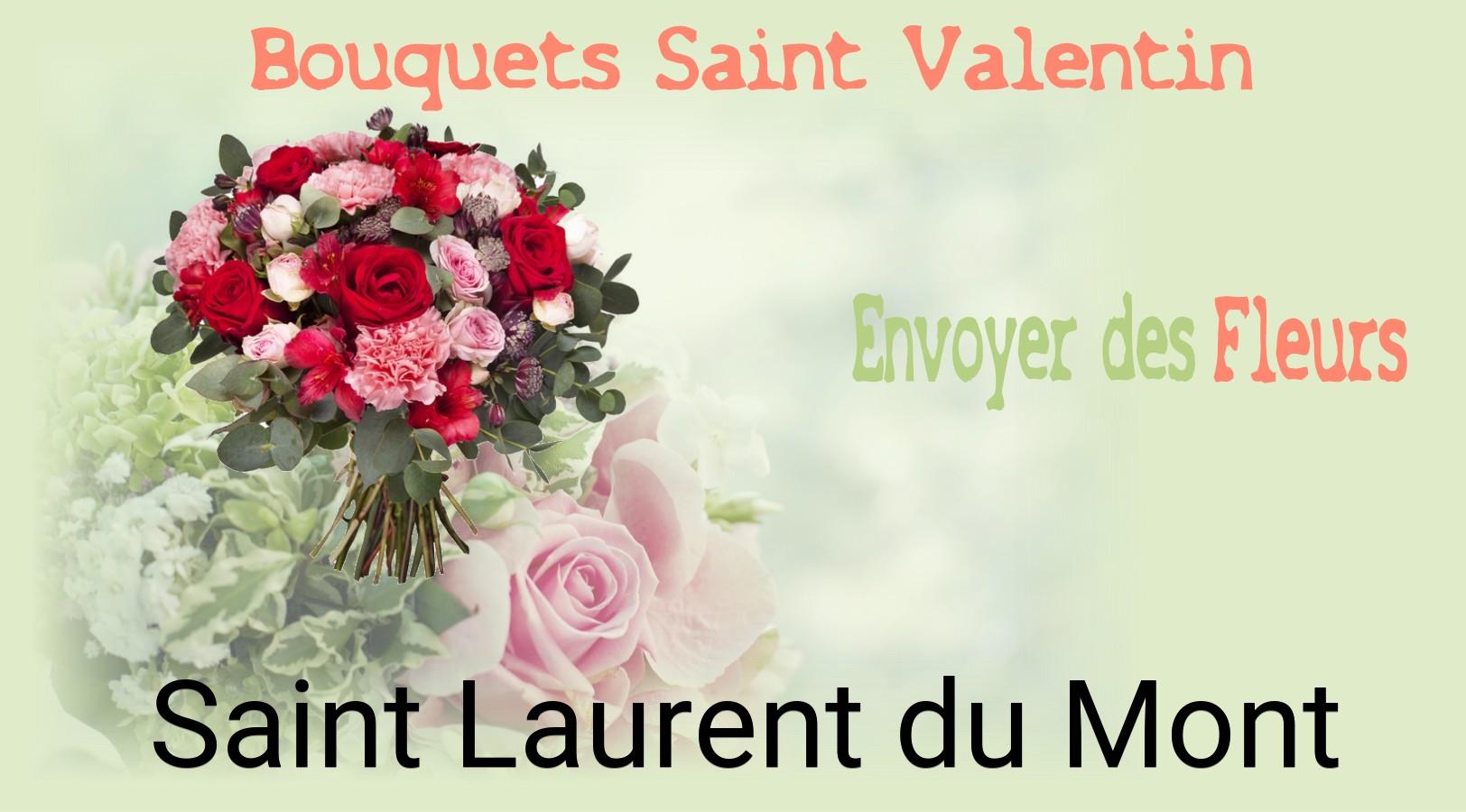 Roses de Saint-Valentin livrées à Saint-Laurent-du-Mont